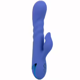 LA Love Blue интимна машина, 3 скорости на тяга и вибрация, 10 функции за засмукване, син