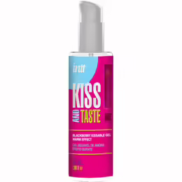 Kissable Warming Gel Blackberry загряващ гел, 55 ml, вкус къпина, лека текстура
