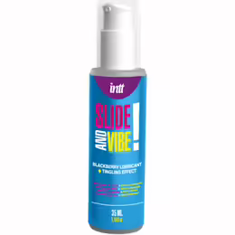 Kissable Water Based Vibrating Lubricant Blackberry лубрикант, 35 ml, водна основа, аромат на къпина