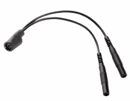 Circular Connector Adapter 2mm кабелен адаптер, кръгъл към 2 мм щепсел, черен, компактен
