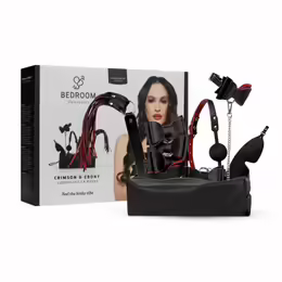 Crimson & Ebony комплект за ограничаване, 8 части, регулируеми, червено и черно