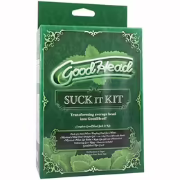 GoodHead Suck It комплект за орален секс с мента и вибриращ пръстен