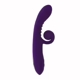 Curlicue Purple вибратор, регулируеми режими, дължина 22 см, лилав