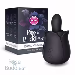 Bums N Roses ротиращ вибратор, множество скорости, 13.3 см, черен