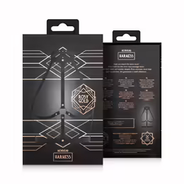 Body Harness Black боди хамут, регулируем, черен, метален пръстен