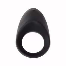Night Rider вибрационен пръстен, 6.4 cm, черен, водоустойчив