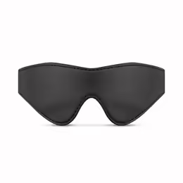 Faux Leather Eye Mask маска за очи, черен, дължина 19 cm, регулируем размер