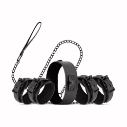 Total Restraint Set комплект за обездвижване, регулируем, синтетична кожа, черен