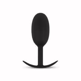 Heavy Duty Weighted Plug анална тапа, тегло 549 г, силикон, черна