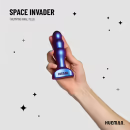 Space Invader анален плуг, 4 режима, 14.4 см, водоустойчив