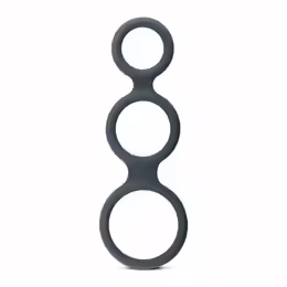 Triple Ring Silicone Set комплект пръстени, три размера, медицински силикон, неутрален матов цвят
