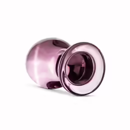 Pink Medium Anal Glass Plug анален стъклен плъгин, розов, среден размер, диаметър 4.3 cm