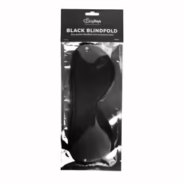 Leather Eye Mask маска за очи, естествена кожа, регулируема, черна