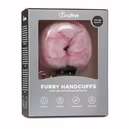 Plush Handcuffs белезници, розов, регулируеми, метална верига
