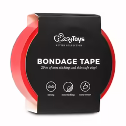 Bondage Tape Red боундаж лента, 20 м, червена, ширина 5 см