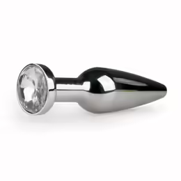 Metal Plug анална тапа, голям размер, сребрист, дължина 9 cm