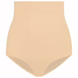 Seamless High Waist Panty панталонки, безшевни, висока талия, бежов XL