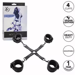 Nocturnal Adjustable Hog Tie Connector комплект за връзване, регулируем, черен, четириточков