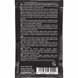 Chic Desire Sensation Heat Effect Oil масажно олио, 10 ml, аромат на близалка, загряващ ефект