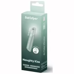 Naughty Kiss Wave въздушен пулсатор за клитор, 33 настройки, 10.5 см, аквамарин
