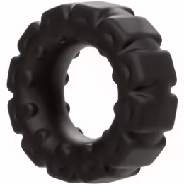 Alpha Liquid Silicone Tread Ring пръстен, диаметър 2.5 см, черен, водоустойчив