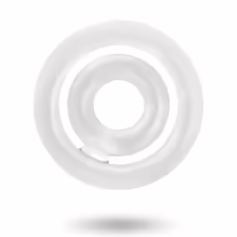 Potenz C Ring комплект пръстени за пенис, два размера, силикон, прозрачен