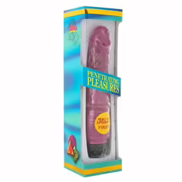 Flex Jelly гъвкав масажор, лилав, няколко скорости, 18,5 см