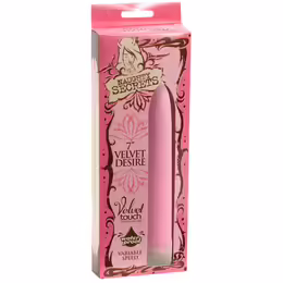 Velvet Desire вибратор, розов, няколко скорости, водоустойчив, 18 см