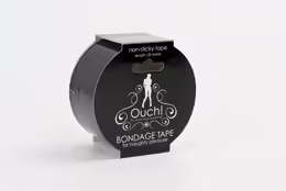 Бондаж лента без лепило, черна, 20 м