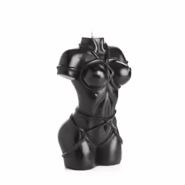 Bound Goddess декоративна свещ за восъчна игра, черна