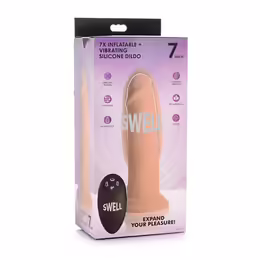Swell надуваем силиконов вибратор, 18 см
