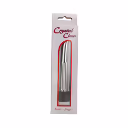Lady Finger прозрачен мини вибратор, 11 см