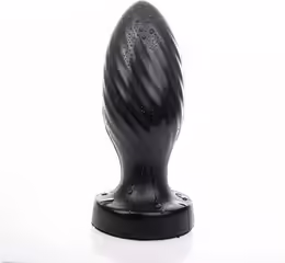Bumfun голям анален разширител с вендуза, черен, 23 см