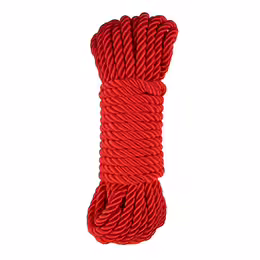 Scandal Red Bondage Rope 30m, бондажно въже, 30 м, червен, сатенено покритие
