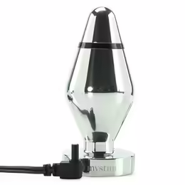 Mystim John Large Metal Anal Plug - Polished Medical Aluminium, 10.5 cm