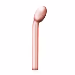 Извит G точка вибратор, множество режими, 17 cm, розово злато