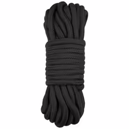 Bondage Rope 10m Black бондажно въже, 10 м, черно, 0.6 см
