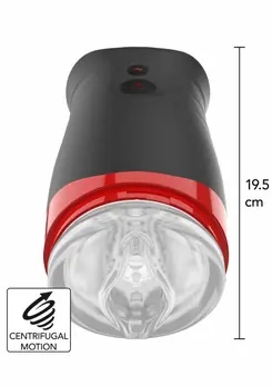 HIDDEN DESIRE Fusion X Quantum Cyclone Intimate Machine 2000 RPM Black
