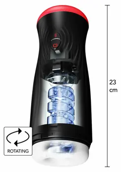 HIDDEN DESIRE Fusion X Vortex Thrust Intimate Machine, Rotating, USB, IPX6