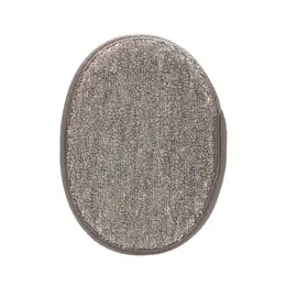 Touche Oval Bath Pad Bamboo Charcoal & Flax Universal Size