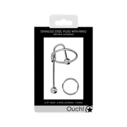 Mystim Stainless Steel Intimate Sounding Device 10 mm with Ball Tip