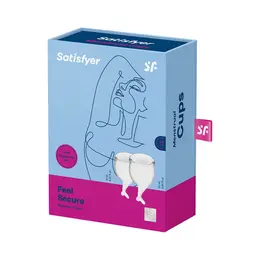 Feel Secure Menstrual Cup - Flexible Medical-Grade Silicone, Size M