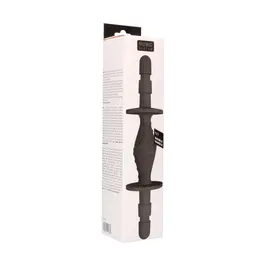 Hung System Double Handle - Universal Connection Mount, Black