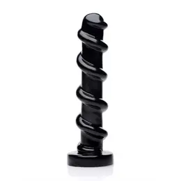 Mighty Screw Intimate Machine 25 cm Black Non-Phthalate PVC