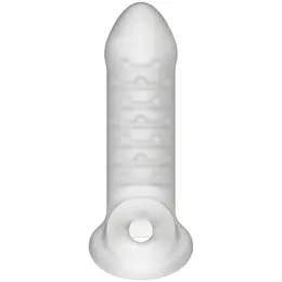 Doc Johnson Jacked Up Thin Extender with Support Strap Frost 15cm