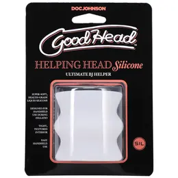 Doc Johnson Helping Head Silicone Sleeve Frosted 2”