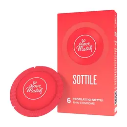 Love Match Sottile Ultra-Thin Latex Protection 6-Pack