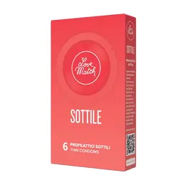 Love Match Sottile Ultra-Thin Latex Protection 6-Pack