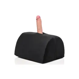 XR Brands Love Toy Cushion Black - Ergonomic High-Density Foam Support