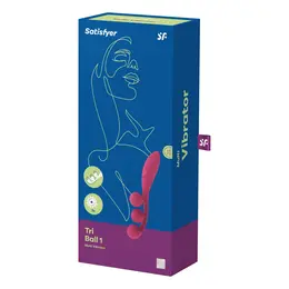 Satisfyer Tri Ball 1 Flexible Multi-Motor Intimate Device Red